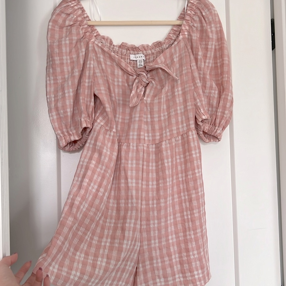 Pink TopShop romper